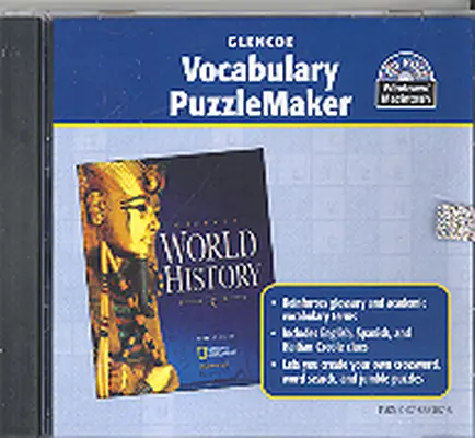 Glencoe World History, Vocabulary PuzzleMaker CD-ROM