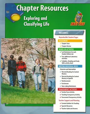 Glencoe Life iScience, Grade 7, Chapter Fast Files: Exploring and Classifying Life