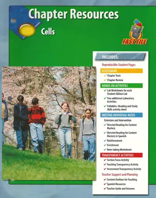Glencoe Life iScience, Grade 7, Chapter Fast Files: Cells