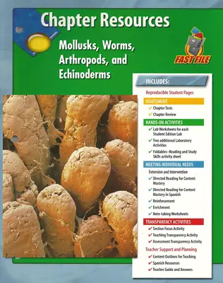 Glencoe Life iScience, Mollusks, Worms, Arthropods, and Echinoderms Chapter Fast Files