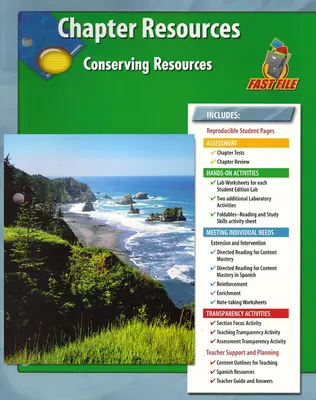 Glencoe Life iScience Module: Ecology, Grade 7, Chapter Fast Files: Conserving Resources