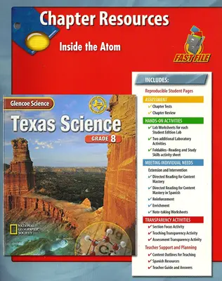 Glencoe iScience, Level Blue, Grade 8, Chapter Fast Files: Inside the Atom