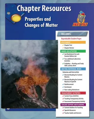 Glencoe Physical Science, Grade 8, Chapter Fast File: Properties and Changes of Matter