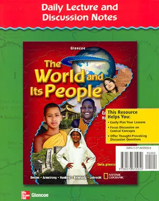 The World and Its People: Eastern Hemisphere, Daily Lecture and Discussion Notes