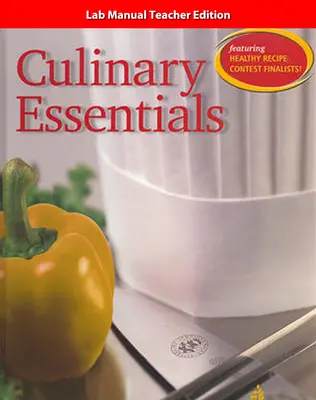 Culinary Essentials, Lab Manual, Instructor's Annotated Edition