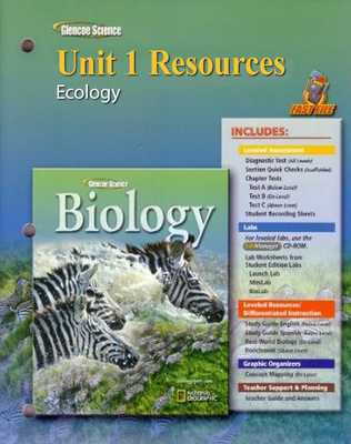 Glencoe Biology, Unit 1 Fast Files