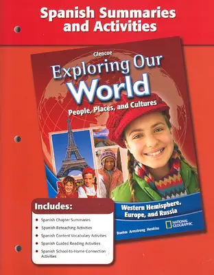 Exploring Our World: Western Hemisphere, Europe, and Russia, Spanish Activities