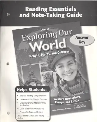 Exploring Our World: Western Hemisphere, Europe, and Russia, Reading Essentials and Note-Taking Guide Workbook Answer Key