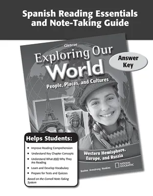 Exploring Our World: Western Hemisphere, Europe, and Russia, Spanish Reading Essentials and Note-Taking Guide Answer Key