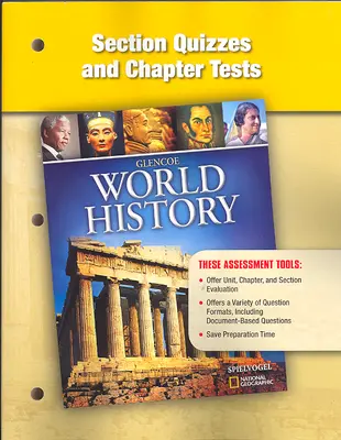 Glencoe World History, Quizzes and Tests