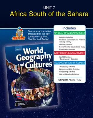 World Geography and Cultures, Unit Resources 7