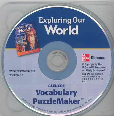 Exploring Our World, Vocabulary Puzzlemaker