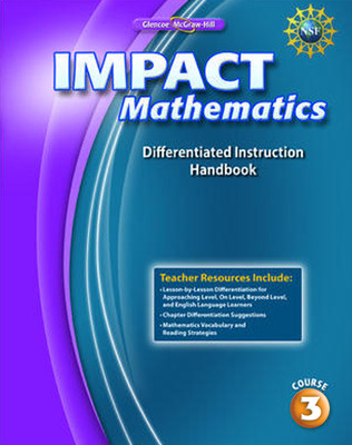 IMPACT Mathematics, Course 3, Differentiation Handbook
