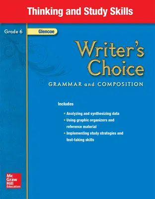 Writer's Choice, Grade 6, Thinking and Study Skills