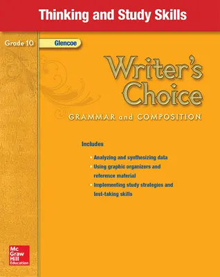 Writer's Choice, Grade 10, Thinking and Study Skills