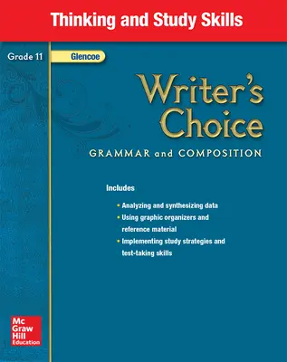 Writer's Choice, Grade 11, Thinking and Study Skills