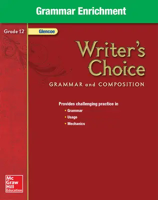 Writer's Choice, Grade 12, Grammar Enrichment