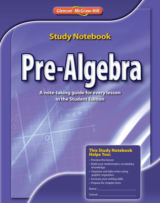 Pre-Algebra, Study Notebook
