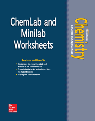 Chemistry: Concepts & Applications, ChemLabs & MiniLabs Worksheets