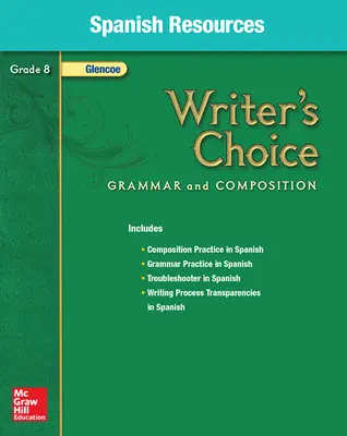 Writer's Choice, Grade 8, Spanish Resources