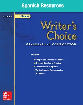 Writer's Choice, Grade 9, Spanish Resources