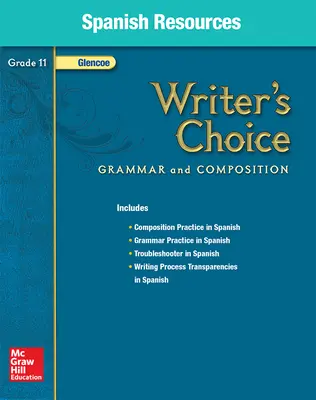 Writer's Choice, Grade 11, Spanish Resources