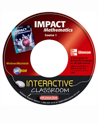 IMPACT Mathematics, Course 1, Interactive Classroom CD-ROM
