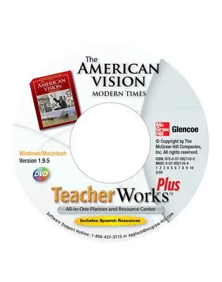 The American Vision: Modern Times, TeacherWorks Plus DVD