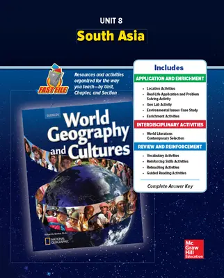 World Geography and Cultures, Unit 8 Resources Book