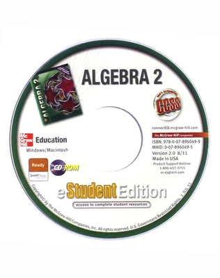 Algebra 2, eStudentEdition CD