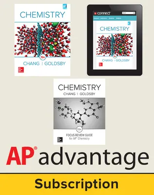 Chang, Chemistry, 2016, 12e, Student AP advantage Bundle with AP Focus Review Guide (Student Edition with AP Focus Review Guide, ONboard(v2), Connect, SCOREboard(v2)), 6-year subscription