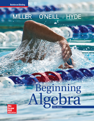 Miller, Beginning Algebra, 2018, 5e, Student Bundle (Student Edition with ConnectED eBook), 1-year subscription