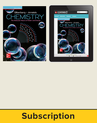 Silberberg, Chemistry: The Molecular Nature of Matter and Change, 2018, 8e (Reinforced Binding) Standard Student Bundle (Student Edition with Connect®), 1-year subscription