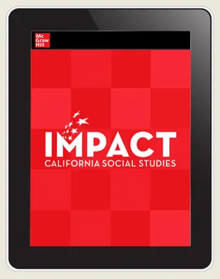 IMPACT: California, Grade 1, Online Teacher Center, 8-year subscription, A Child's Place in Time and Space