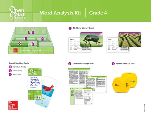 SRA Open Court Reading Word Analysis Kit (4-5)