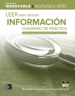 Workplace Skills Practice Workbook, Levels B/C, Reading for Information (Spanish Edition), 10-pack