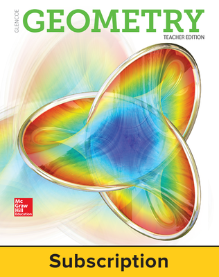 Glencoe Geometry 2018, Teacher Bundle (1 YR Print + 6 YR Digital), 6-year subscription