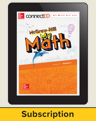 McGraw-Hill My Math, Student Center 1 Year Subscription Grade 3