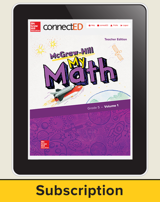 McGraw-Hill My Math, Teacher Center 1 Year Subscription Grade 5