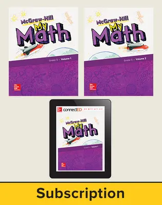 McGraw-Hill My Math 2018 5-year Student Bundle, Grade 5