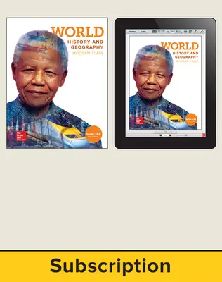 World History and Geography: Modern Times, Student Suite with LearnSmart, 7-year subscription