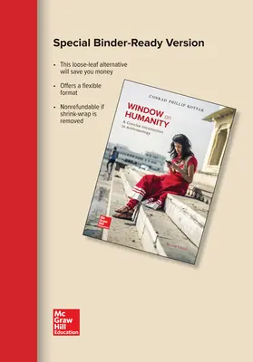 Window on Humanity Loose Leaf Edition: A Concise Introduction to General Anthropology