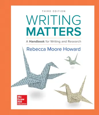 Writing Matters: A Handbook for Writing and Research (Comprehensive Edition with Exercises) Writing Matters: A Handbook for Writing and Research (Comprehensive Edition with Exercises)