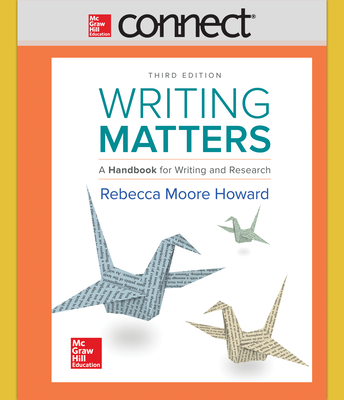 Connect Composition Online Access for Writing Matters 3e Comprehensive