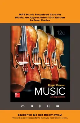 Mp3 Download Card For Music An Appreciation Mp3 Download Card For Music An Appreciation