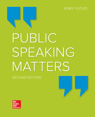 Public Speaking Matters, 2nd Edition