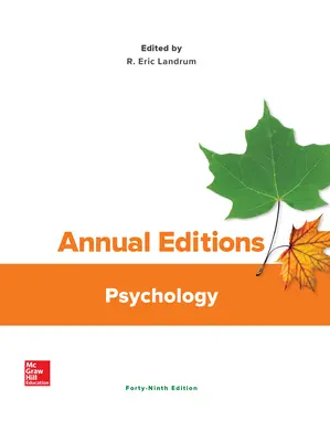 Annual Editions: Psychology Annual Editions: Psychology