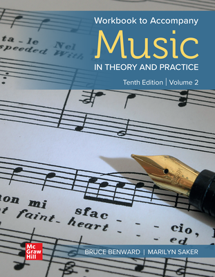 Workbook for Music in Theory and Practice, Volume 2, Loose-Leaf