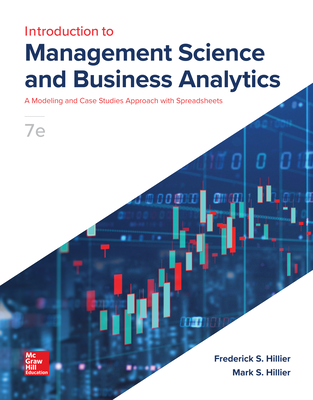 Introduction to Management Science and Business Analytics: A Modeling and Case Studies Approach with Spreadsheets