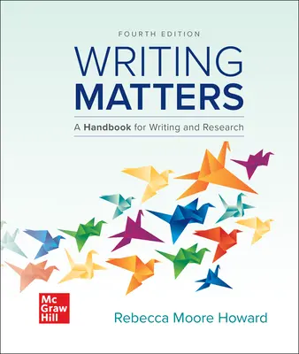 Writing Matters: A Handbook for Writing and Research (Comprehensive Edition with Exercises)
